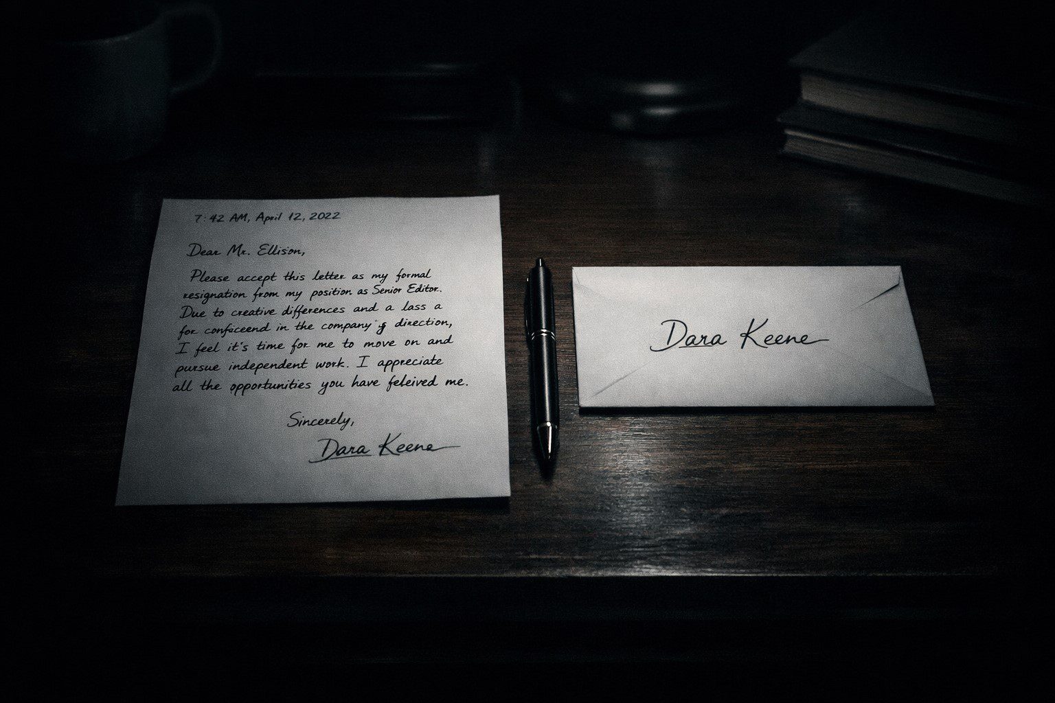 The Handwriting That Wasn’t Mine