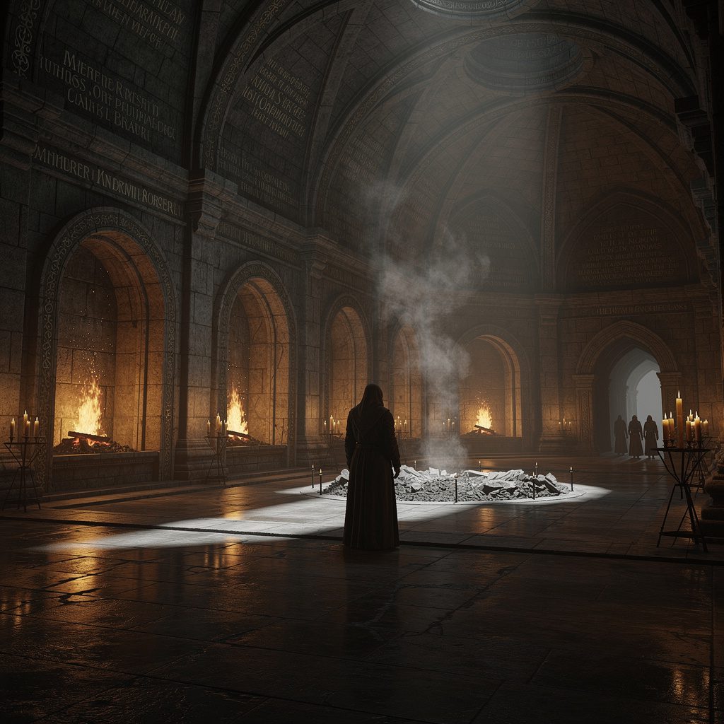 Seven Flames, and Then Darkness